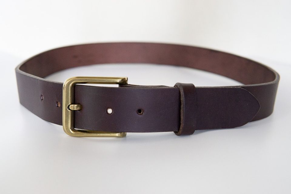 Zen NYC Rustic Leather Belt Custom made
