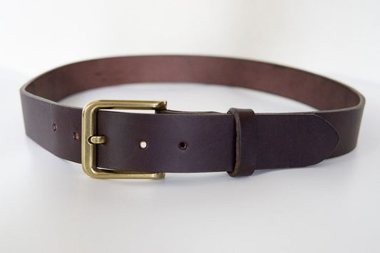 Zen NYC Rustic Leather Belt Custom made